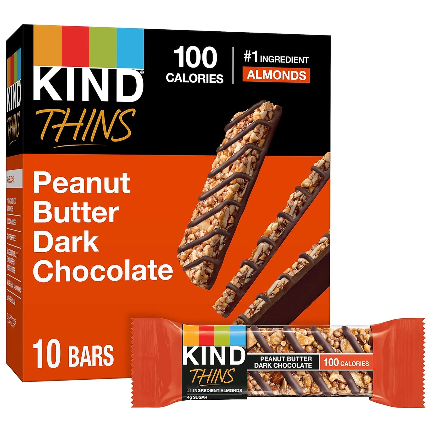 100 calories per 0.74 oz bar