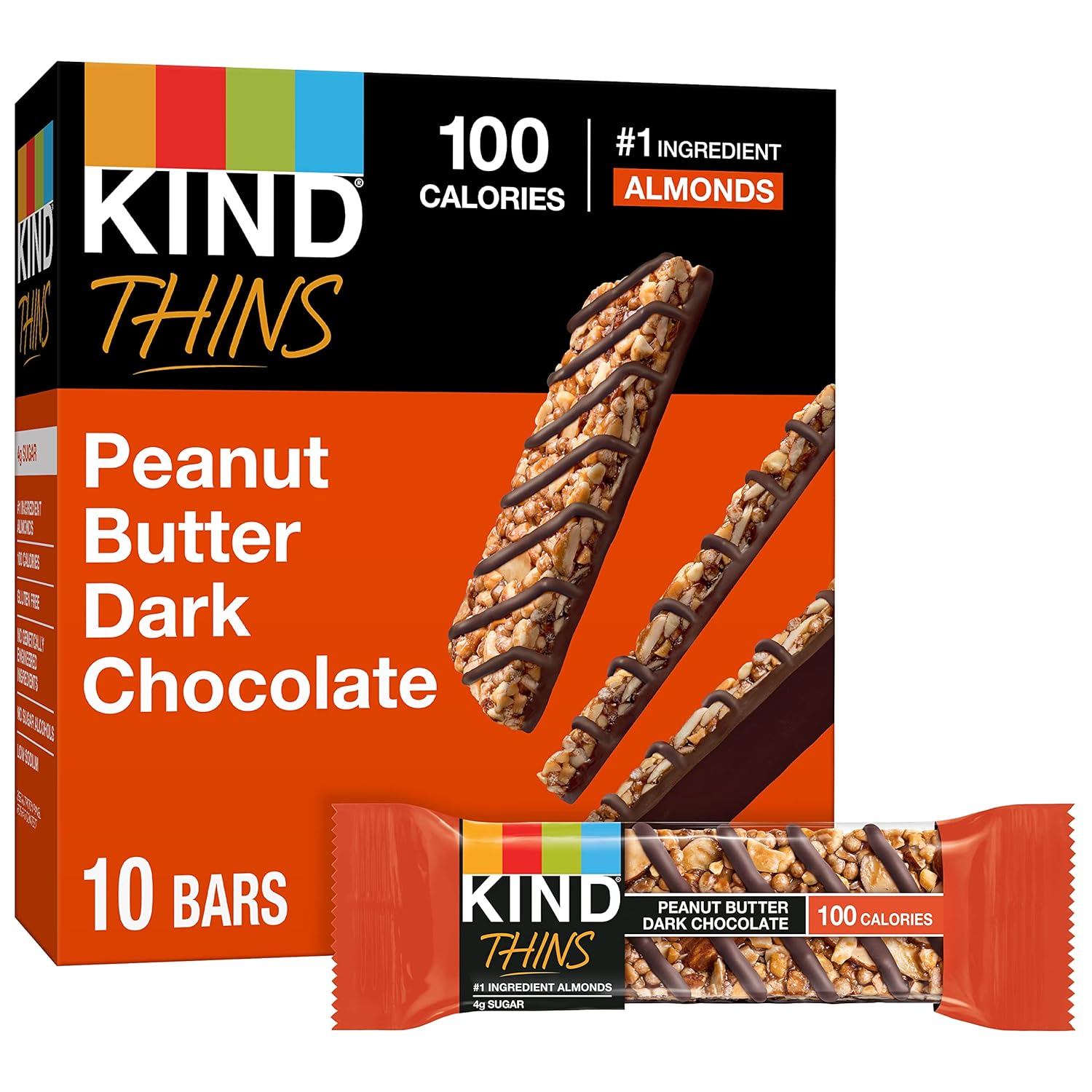 100 calories per 0.74 oz bar