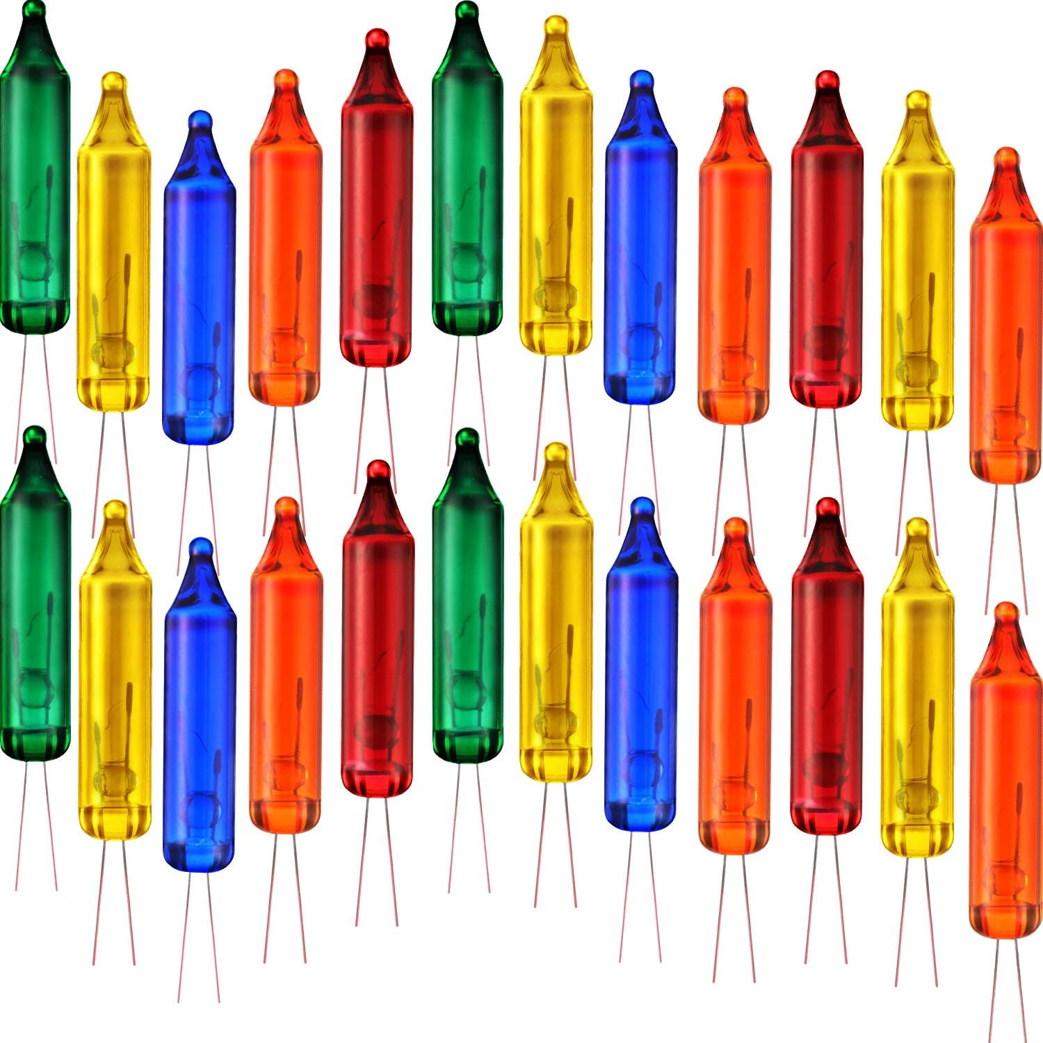 100 count replacement bulb pack at 2.5v, 0.425w, 0.17a spec