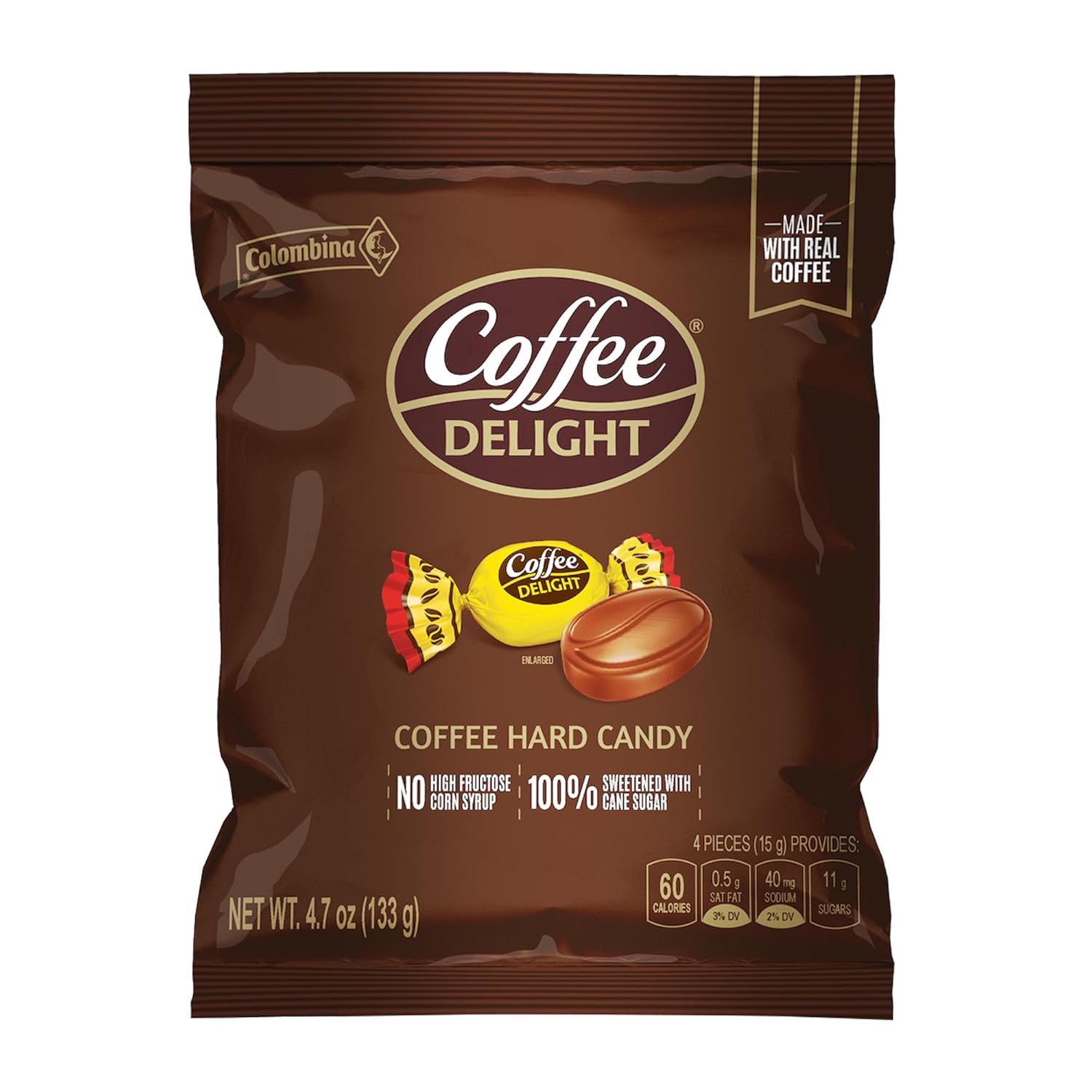 100 individually wrapped hard candy pieces per pack