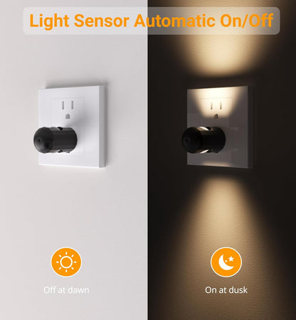 100-lumen led output in a 3000k (or 2700k variant) soft white color temperature