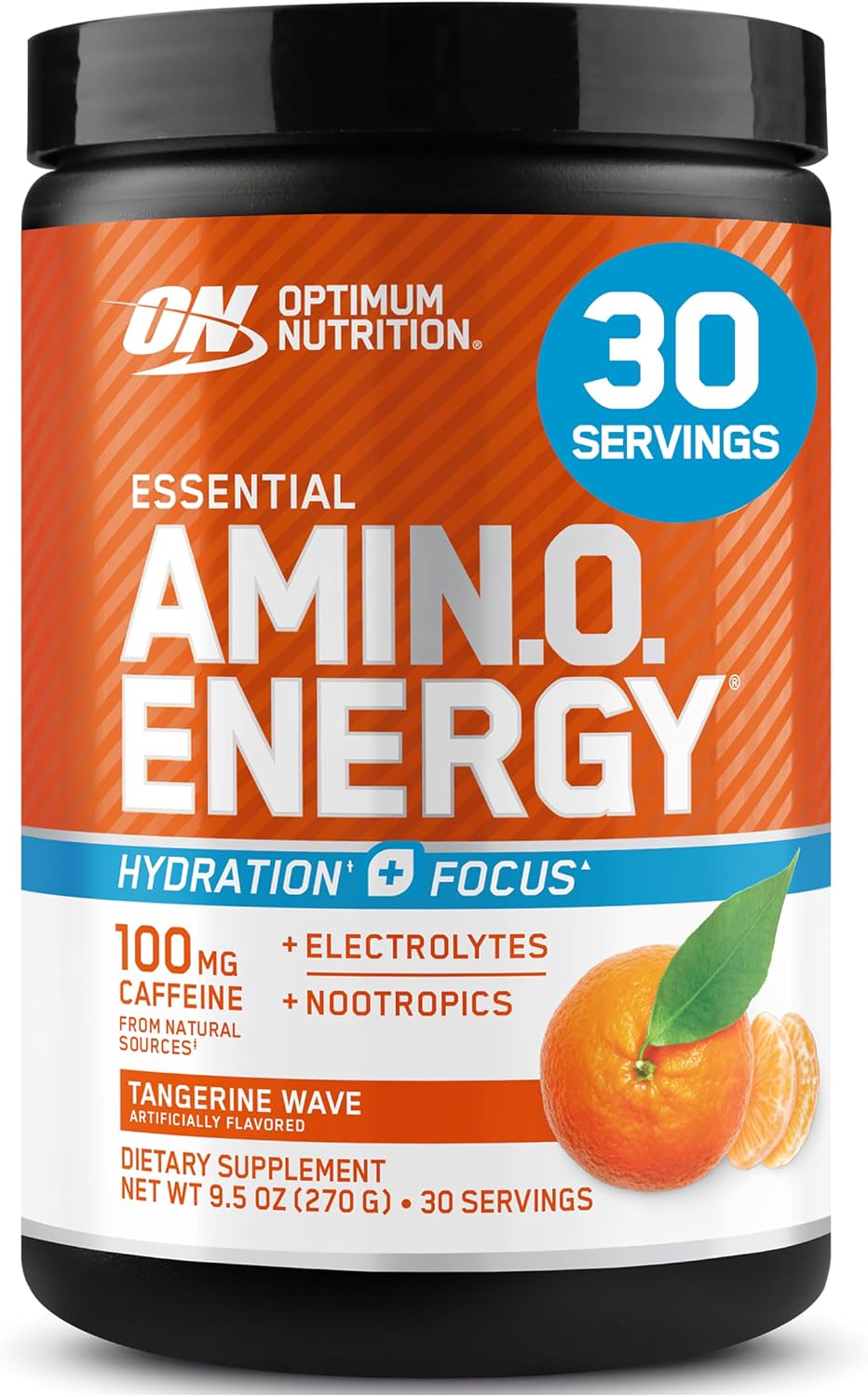 100 mg natural-source caffeine from green tea and coffee bean per serving