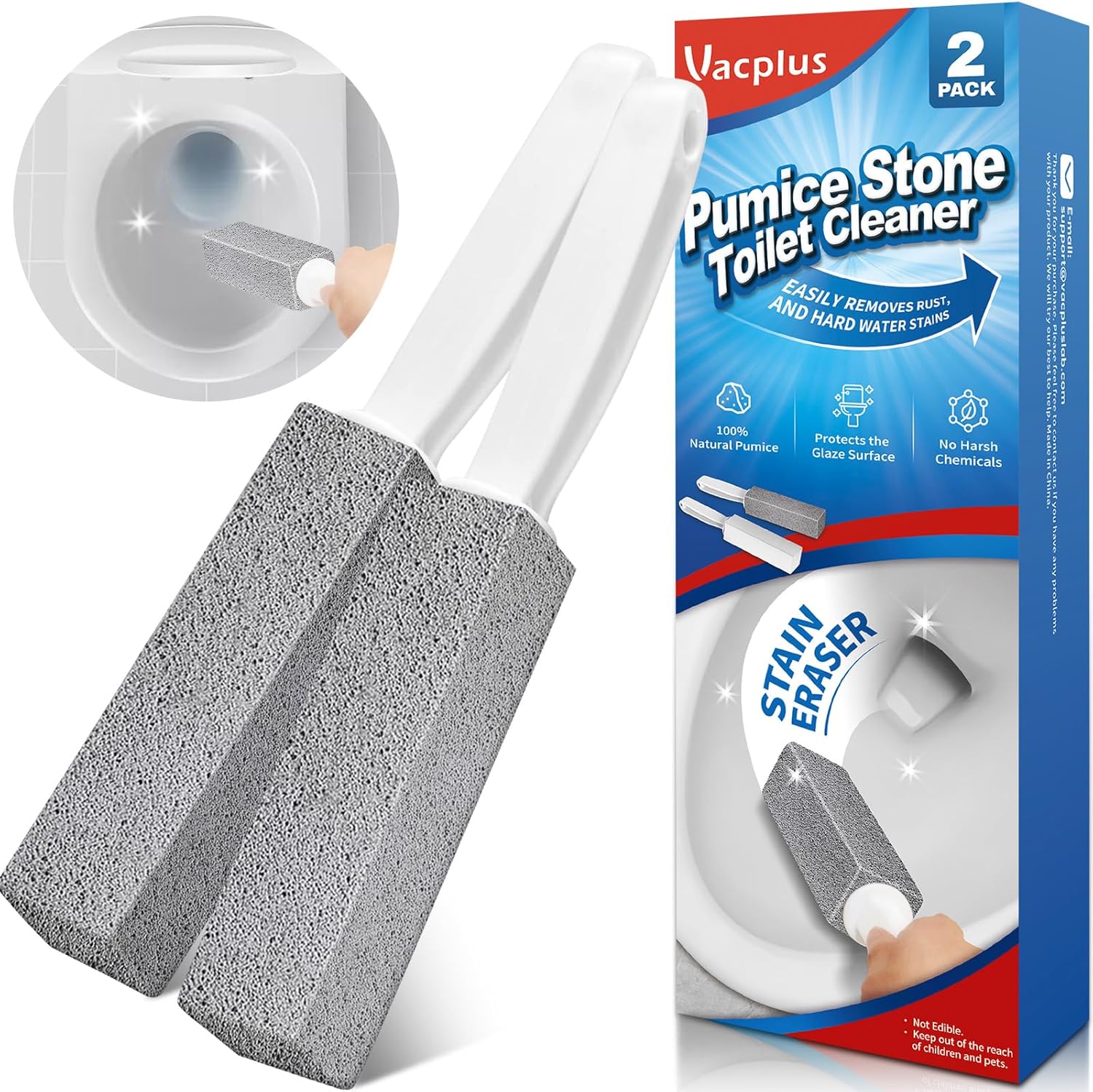 100% natural pumice stone made from recycled glass