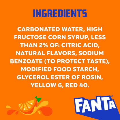 100% naturally flavored orange soda formulation