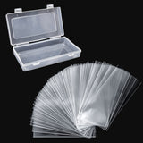 Professional-Grade Paper Money Sleeves (100 Pack) with Sealed Display Case – Refined Collector Set