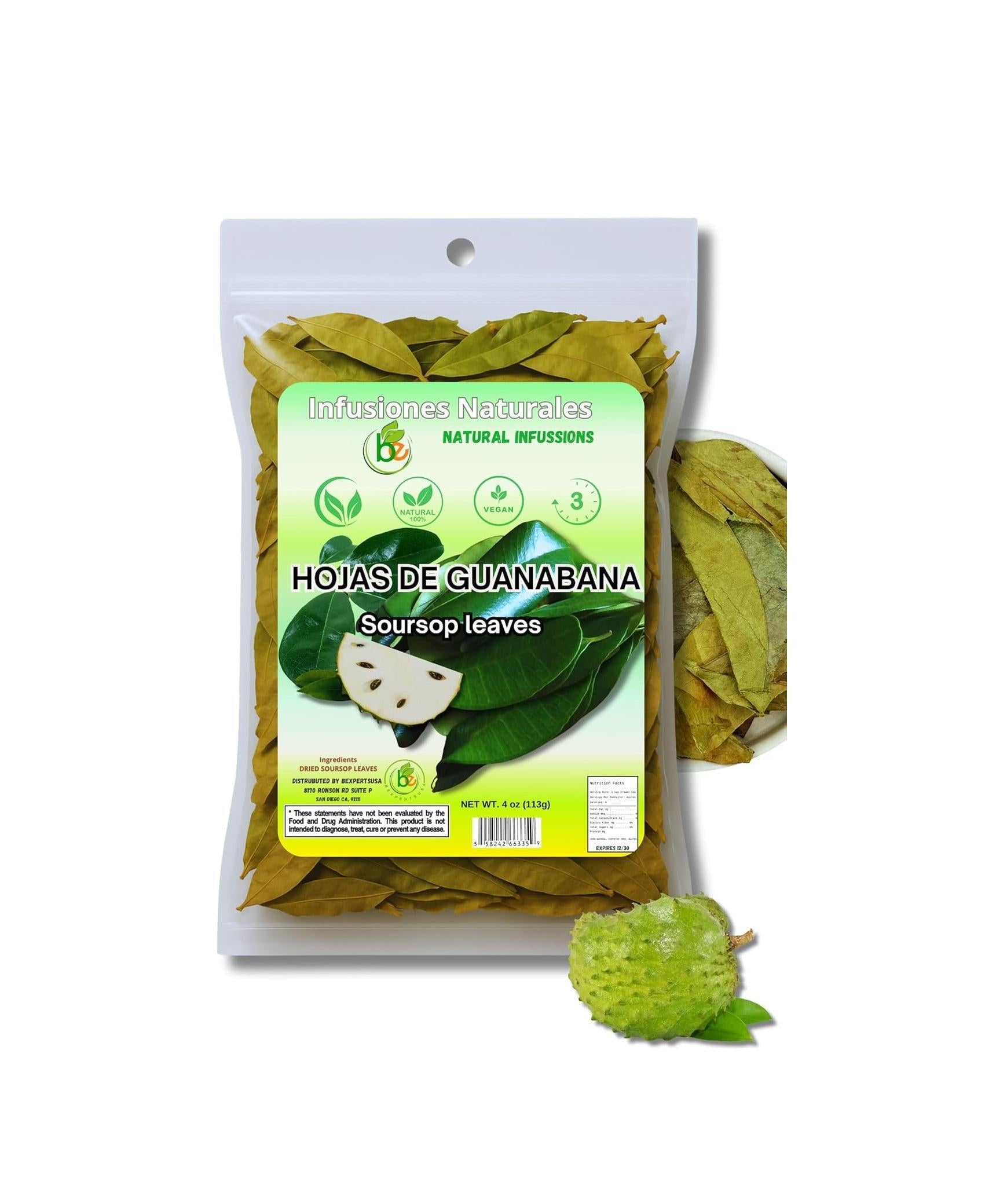 100% pure graviola (soursop) leaves with no blends or additives