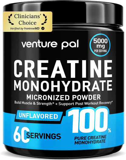 100% pure micronized creatine monohydrate with zero fillers or additives