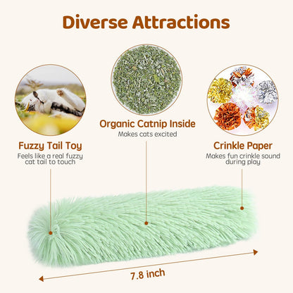 100% pure organic catnip filling to attract and excite cats