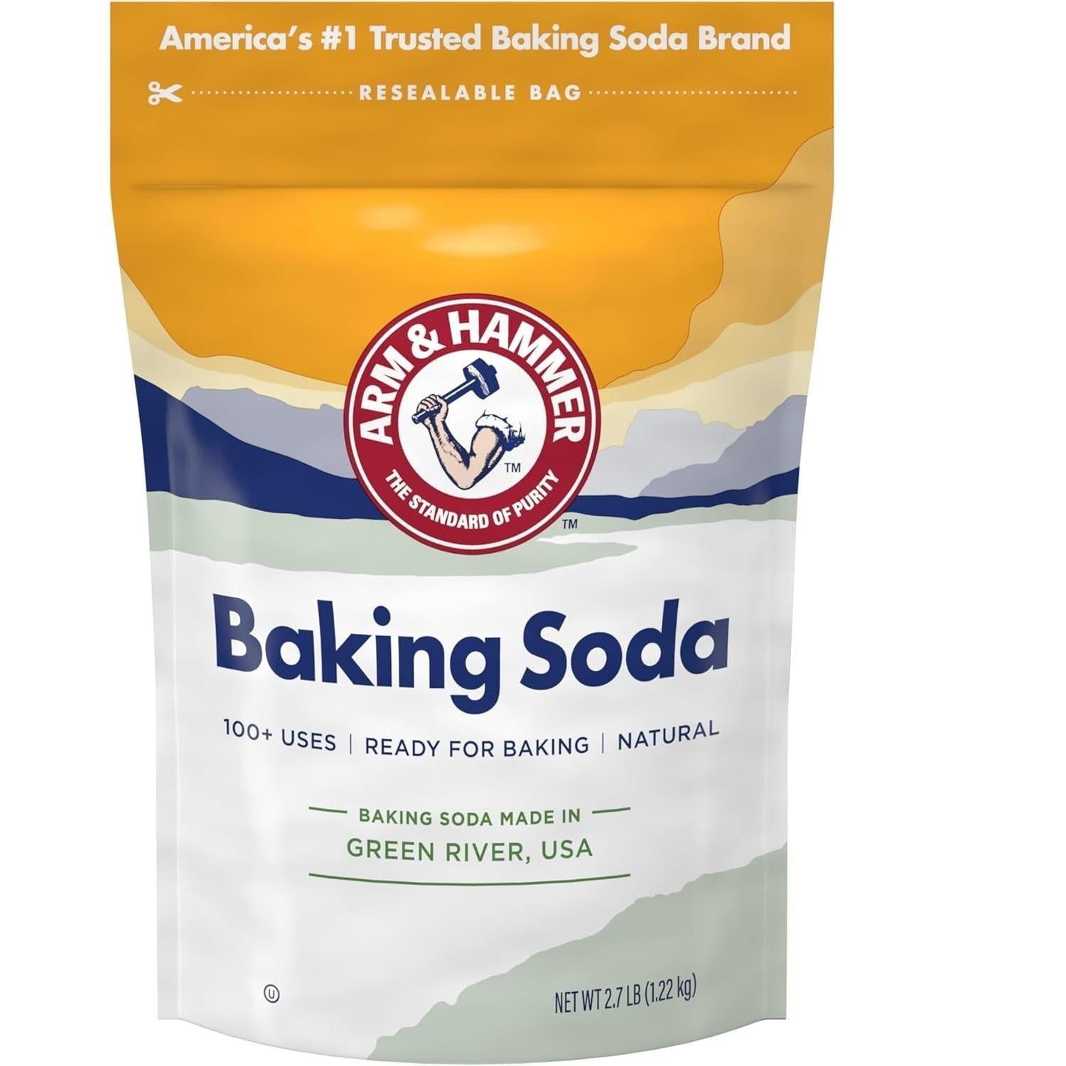 100% pure sodium bicarbonate powder with no additives