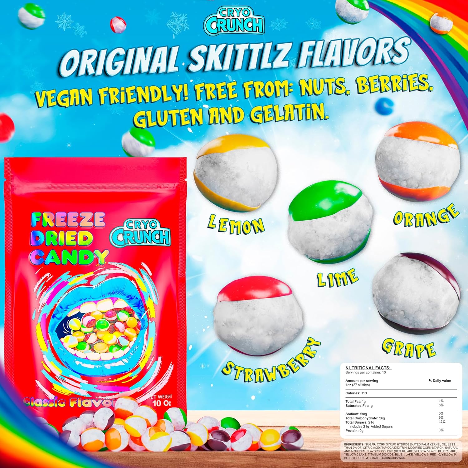 100% vegan certified ingredients