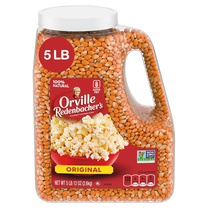 100% whole-grain popping corn with 4 grams of fiber per serving
