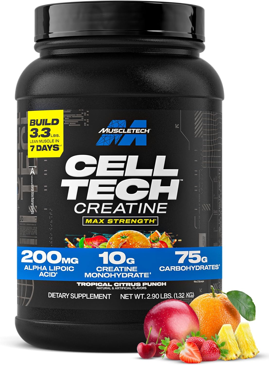 10g ultra-pure hplc-tested creatine monohydrate per serving