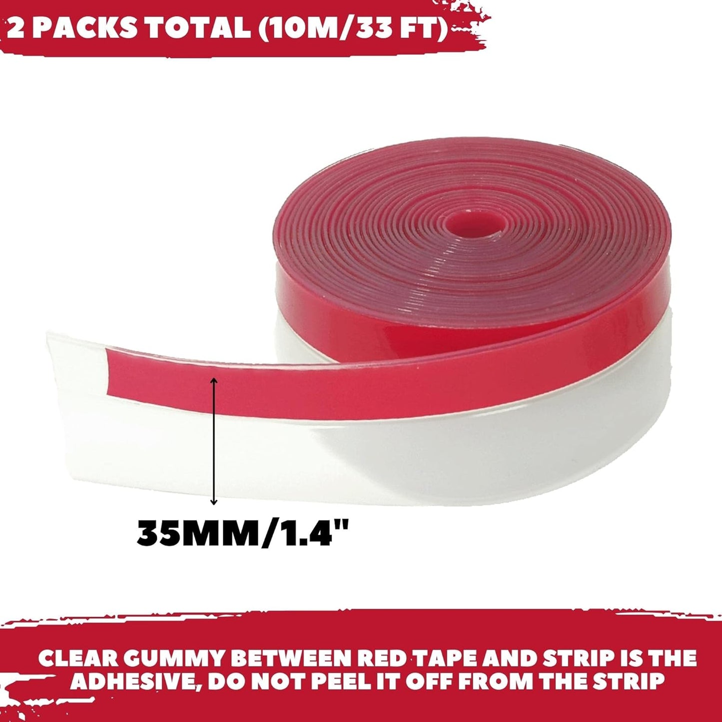 10m total length across 2 packs for multi-door coverage