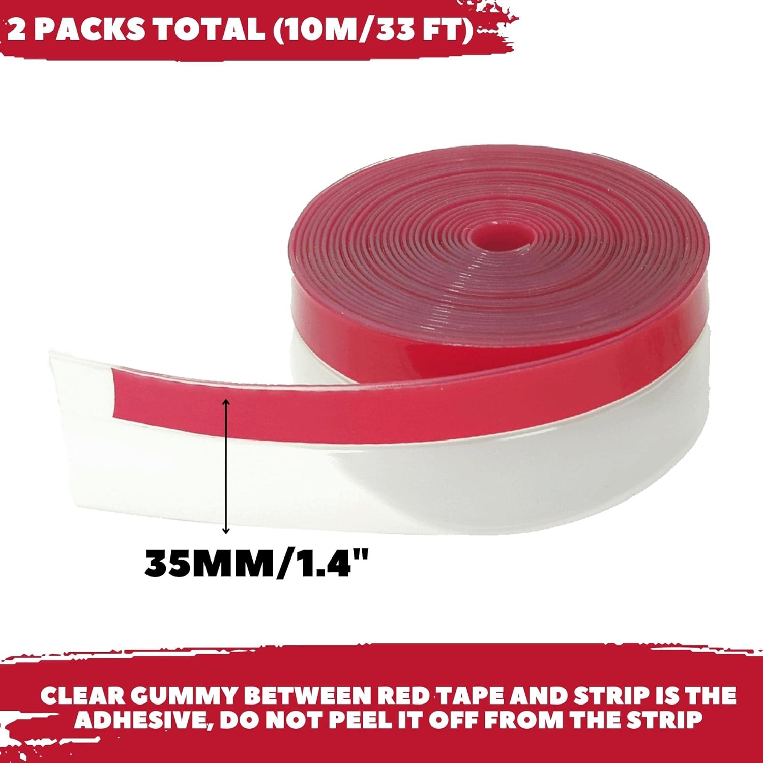 10m total length across 2 packs for multi-door coverage