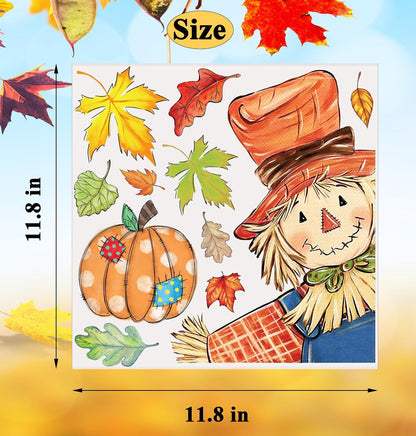 11.8 x 11.8 inch large sheet size for easy application