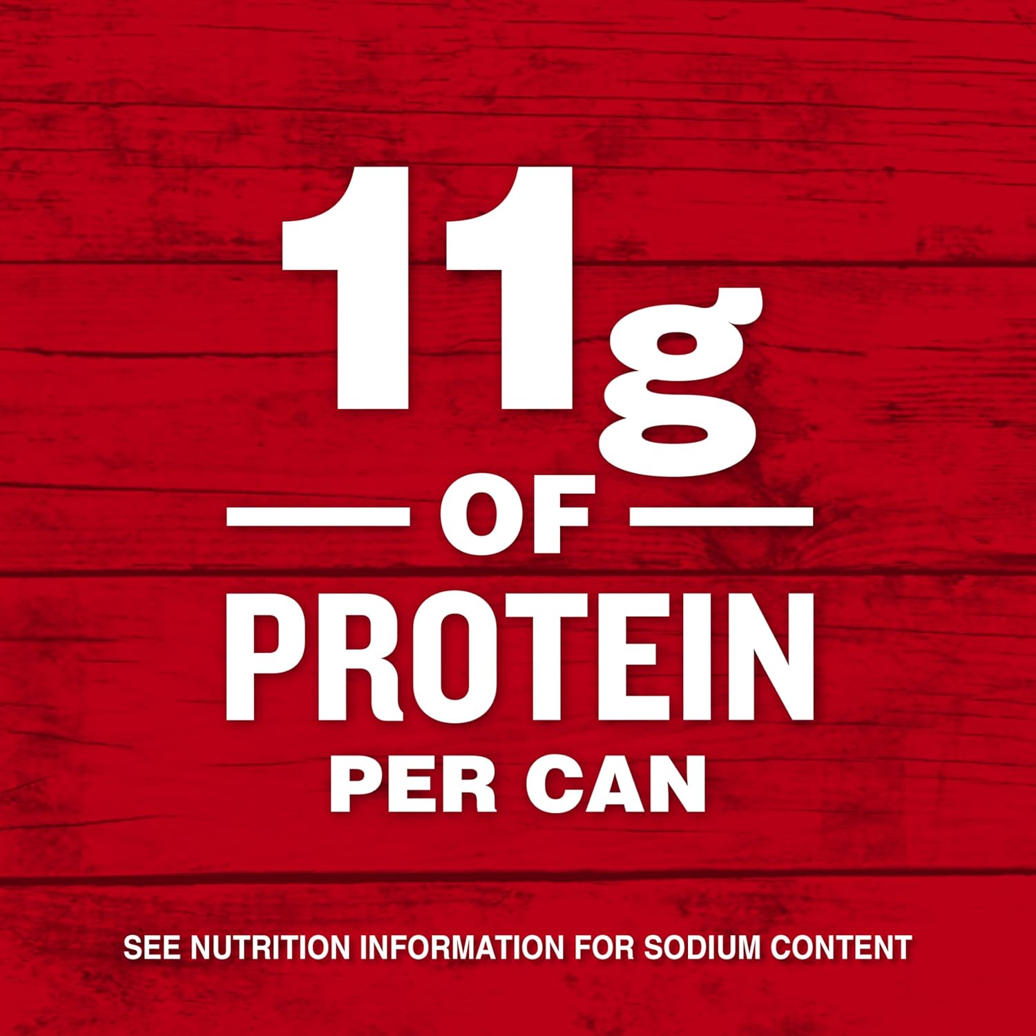 11 grams of protein per can