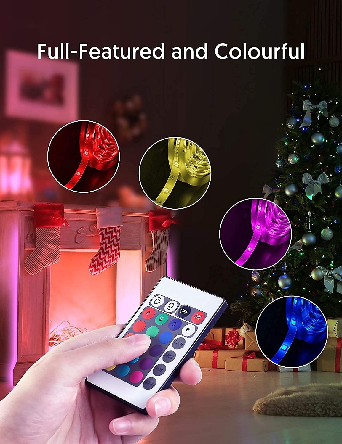 111111 LED Strip Lights with Remote – Valentine's Day Gift for Couples & Cozy Night In Surprises