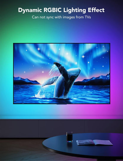 12.5ft led strip designed to cover all four sides of 55-65 inch tvs