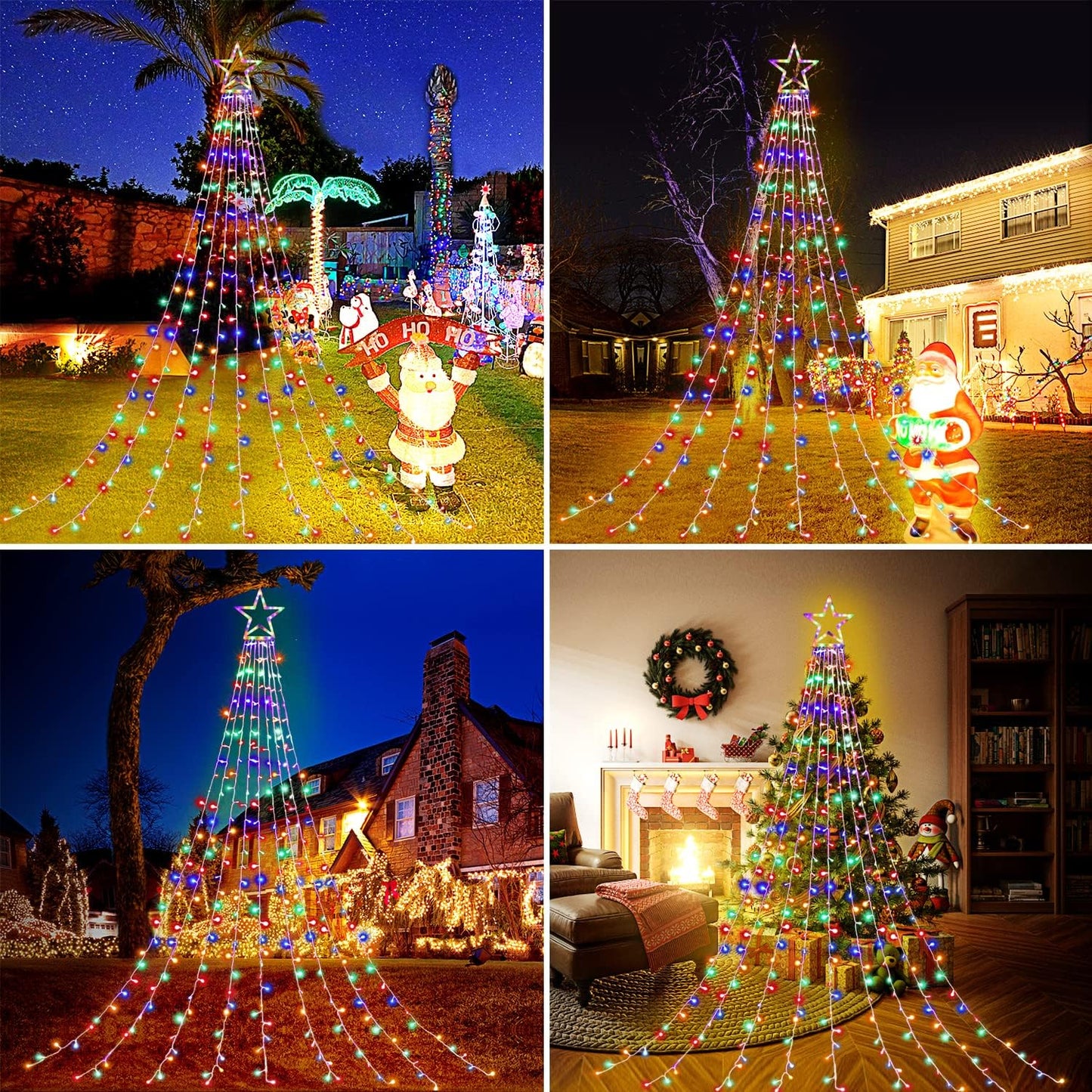 12.6-inch star tree topper (plastic or iron depending on variant)