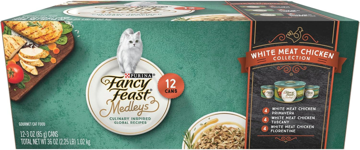 12-count variety pack with 3-ounce single-serving cans