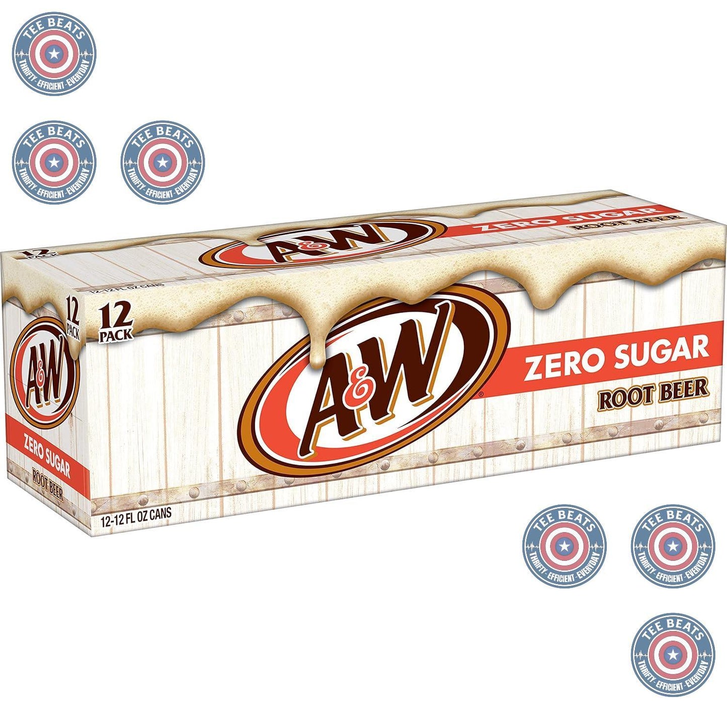 12 fl oz standard can size, sold in a pack of 12