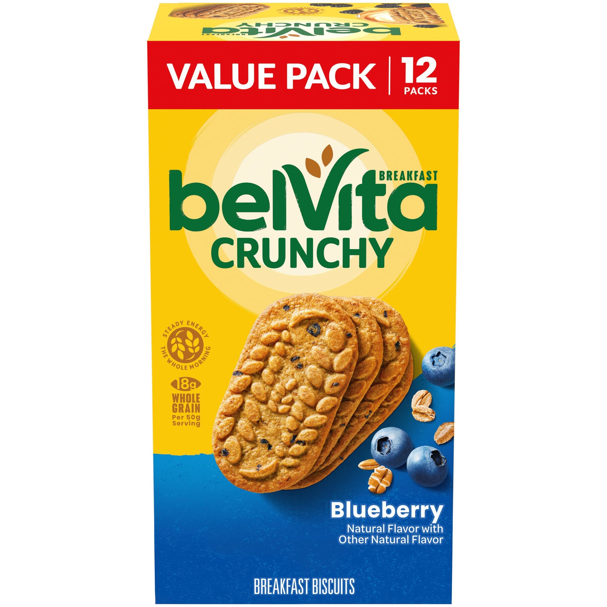 12 individually wrapped packs of 4 biscuits each (48 biscuits total)