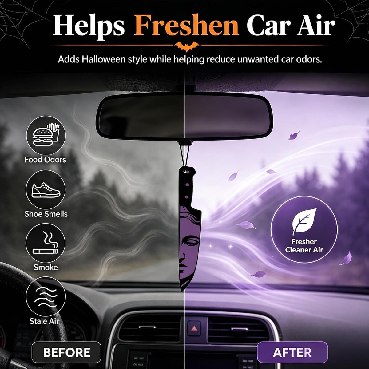 Slasher Studio Novelty Horror Car Freshies – Last-Minute Housewarming Gift for Slasher Collectors, Office Gift Exchange Pick