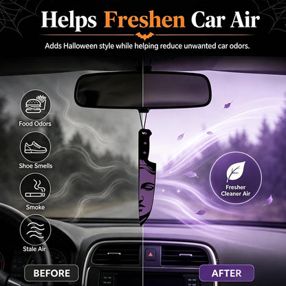 Slasher Studio Novelty Horror Car Freshies – Last-Minute Housewarming Gift for Slasher Collectors, Office Gift Exchange Pick