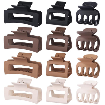 12-piece set comprising 3 styles in 3 sizes (small 1.7x1.8", medium 2x1.8", large 3.5x2")