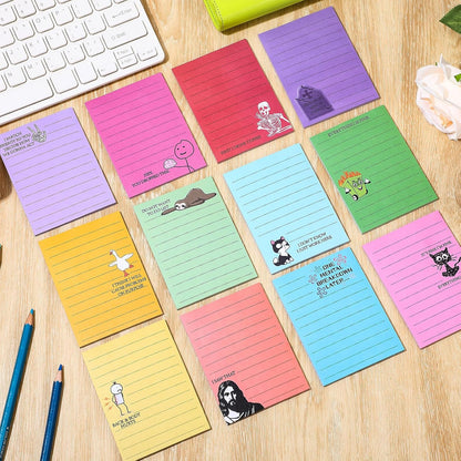 Modern Themed Sticky Notes Set – Minimalist Office Aesthetic for Creative Studios and WFH Setups