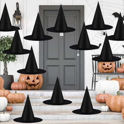 12 thickened oxford fabric witch hats in a single set