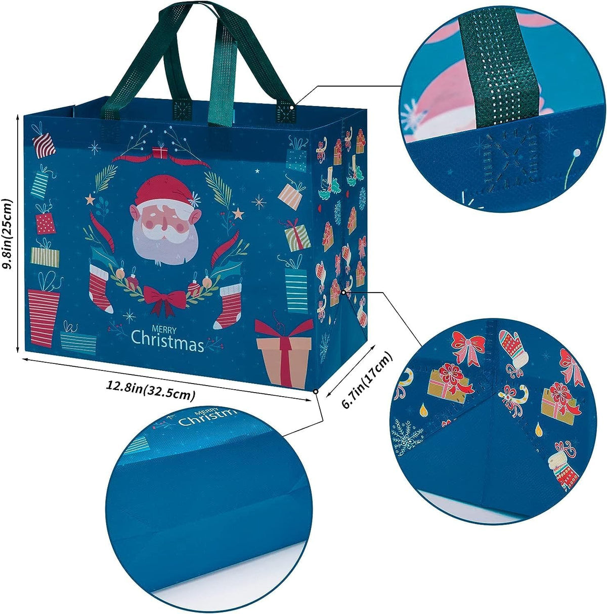 12 unique classic christmas designs per 12-pack (variety of holiday motifs)