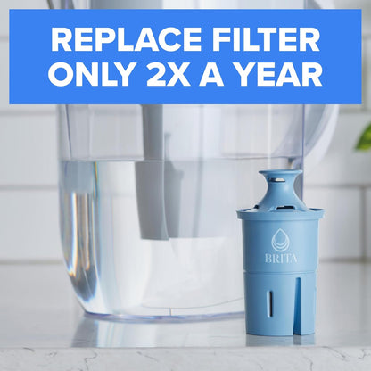 120-gallon filter life (approximately 6 months) reducing replacement frequency