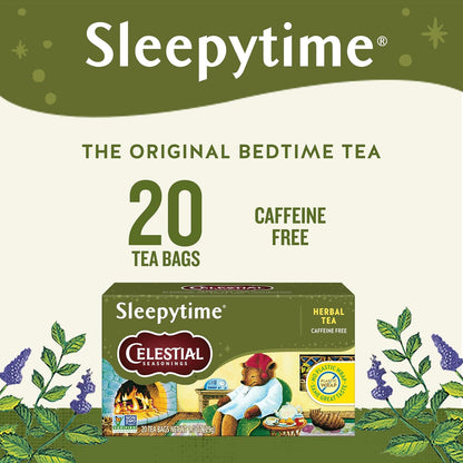 120 total tea bags across 6 boxes (20 count per box) with available 40-count and single-box options