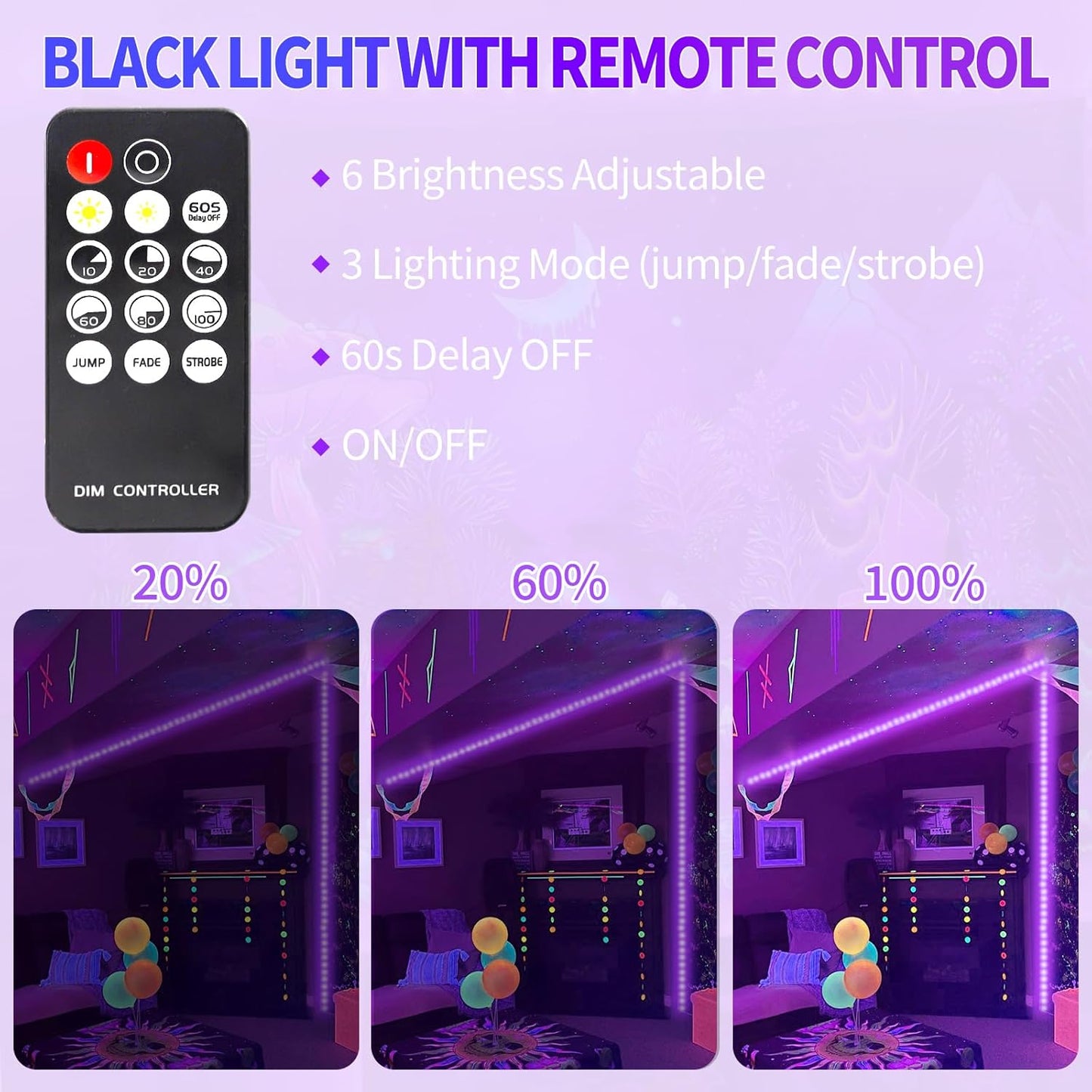 12v dc low-voltage design that is eye-friendly and skin-safe for hours of use
