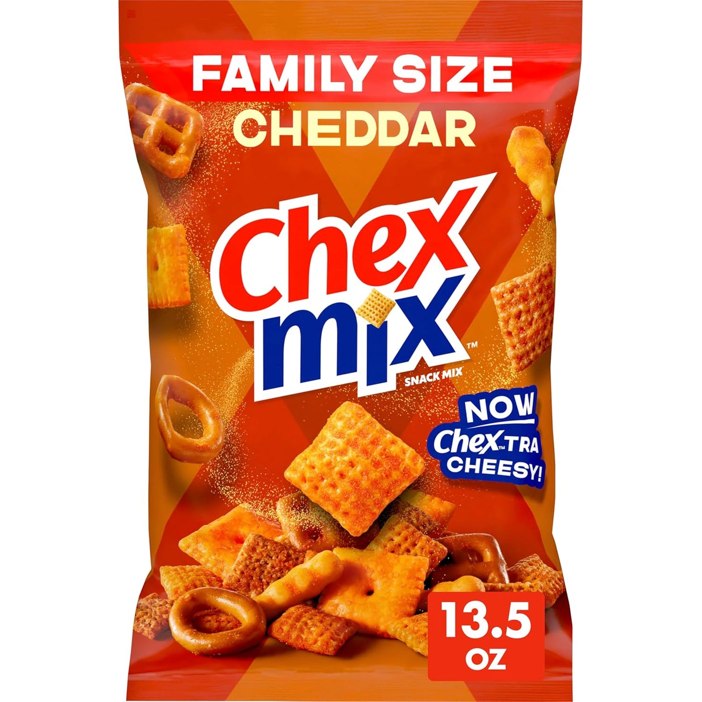 13.5 oz family-size bag, plus 8 oz and 4.5 oz size options for solo snackers or smaller households