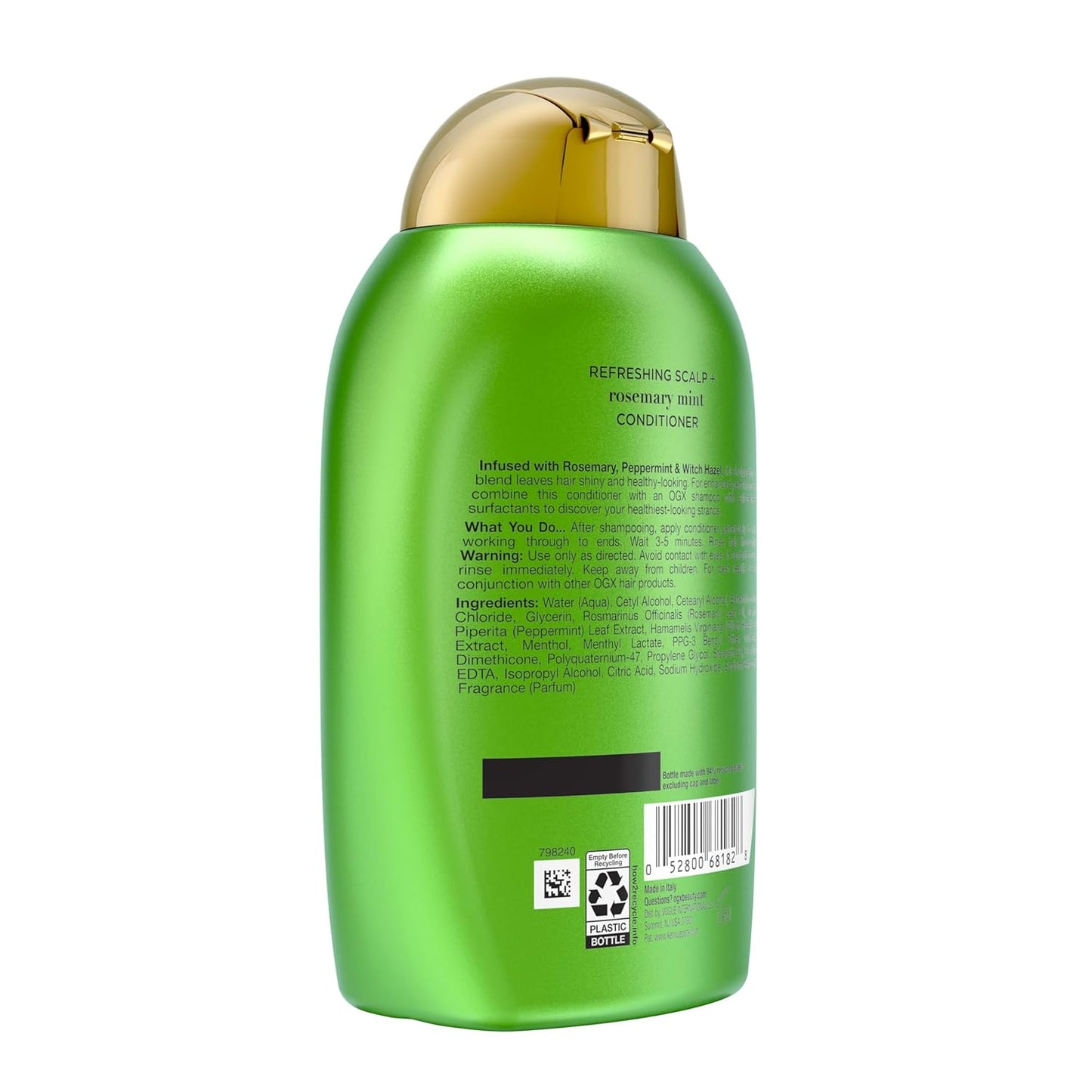 13 fl oz standard size offered as single bottle or value 2-pack, in tea tree mint (old) and rosemary mint (new) scent variations