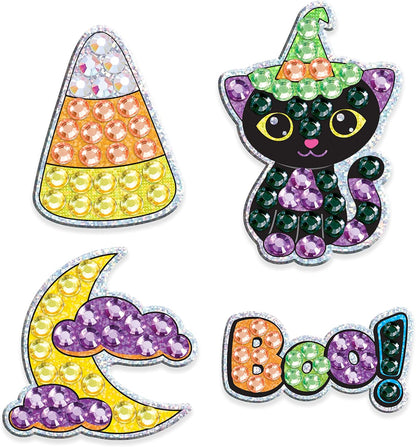 Creativity for Kids Big Gem Diamond Painting Set – Display-Worthy Halloween Craft for Front Porch and Entryway Tables