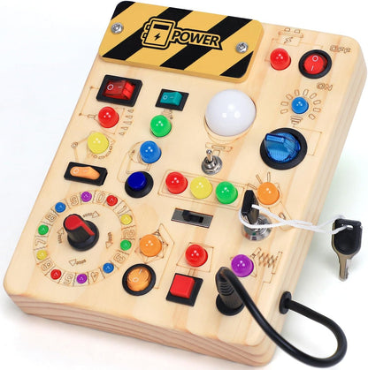 13 unique switches triggering 24 vibrant led lights in different colors and patterns