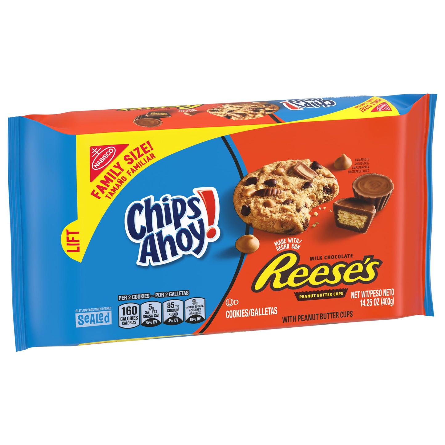 14.25 oz family-size resealable pouch
