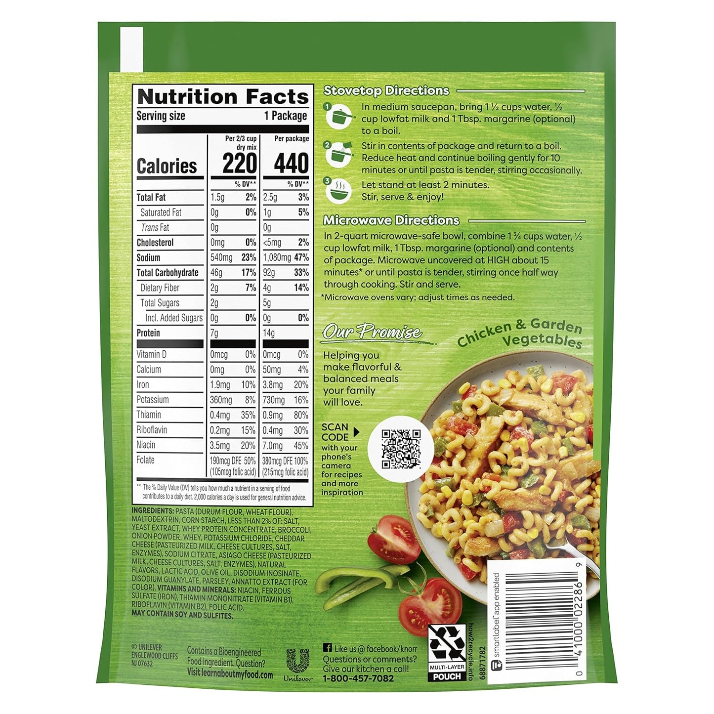 14 flavor variants spanning creamy (alfredo, cheddar broccoli, parmesan), savory (beef, chicken, bacon), and bold (thai sweet chili, chipotle rosa, ginger) profiles