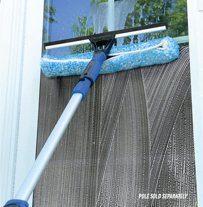 14-inch professional-grade rubber squeegee blade for streak-free results