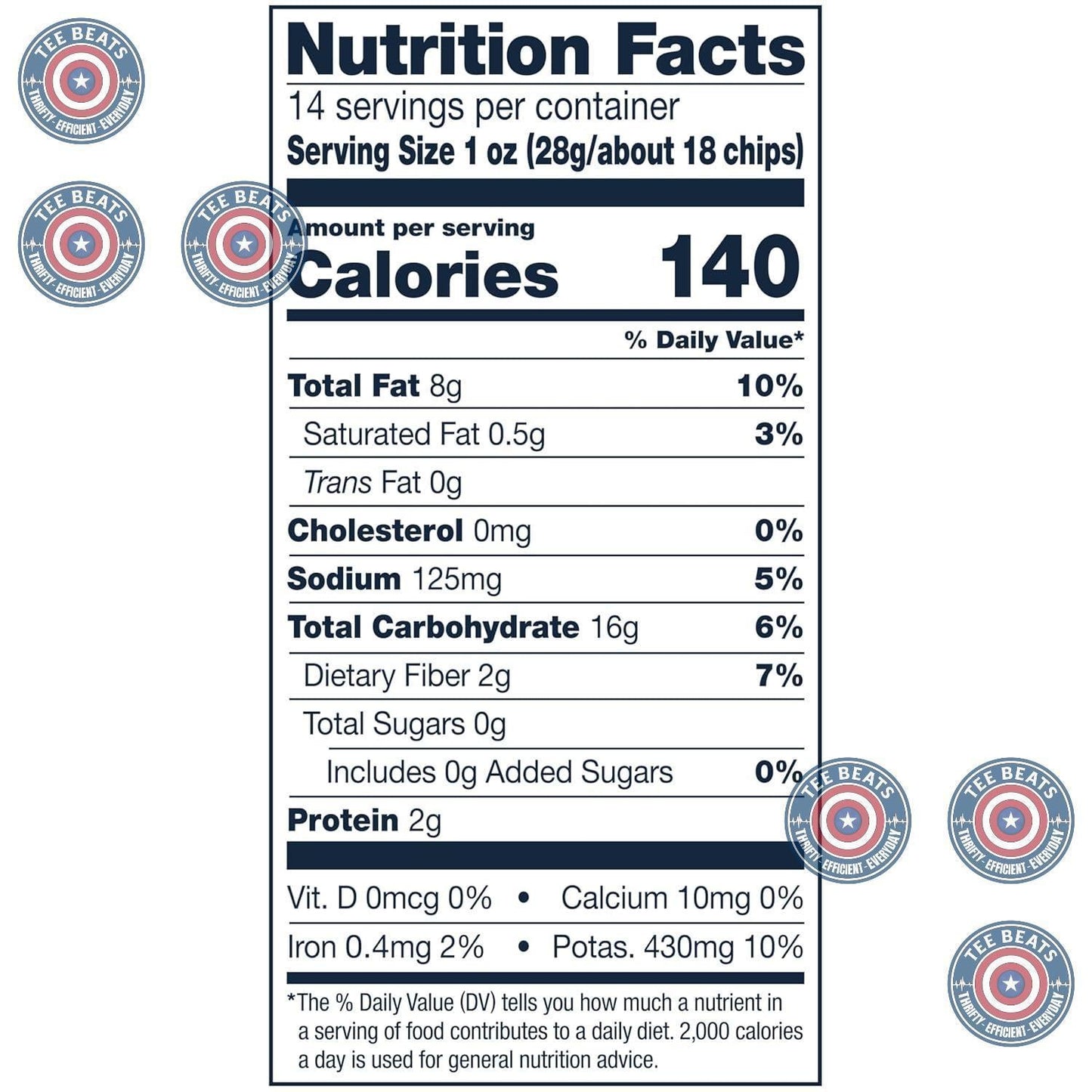 14-ounce party-size bag (with 13 oz for select flavors) designed for sharing