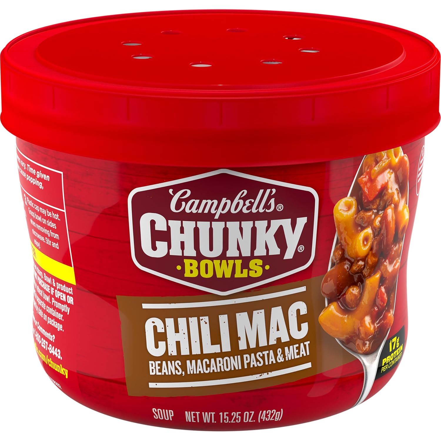 15.25 oz microwavable bowl — no transfer to a separate dish needed