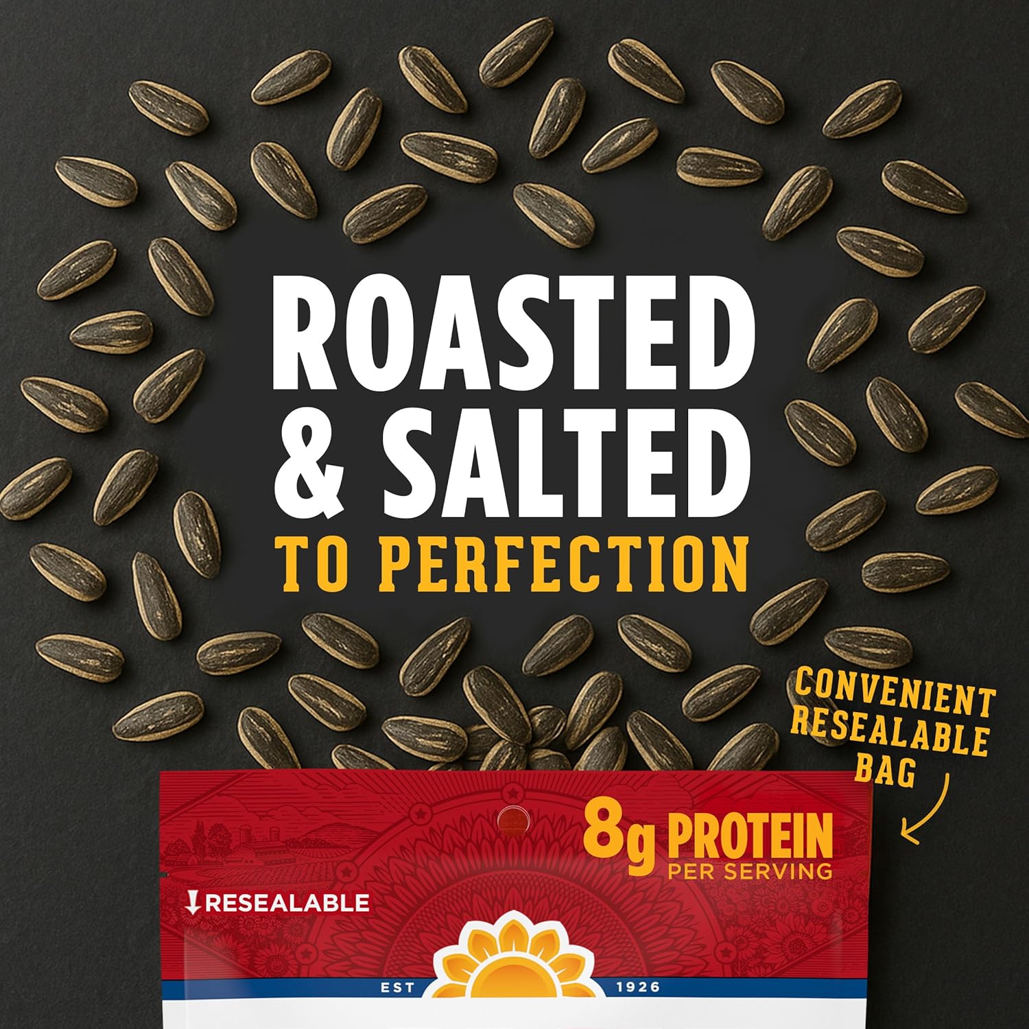 15% daily value vitamin e, 30% phosphorus, 30% magnesium per serving