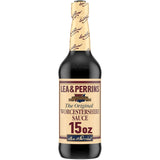 Lea & Perrins Original Worcestershire Sauce, 15 fl oz Glass Bottle – Gluten-Free, 0-Calorie Flavor Boost for Healthy Home Cooking