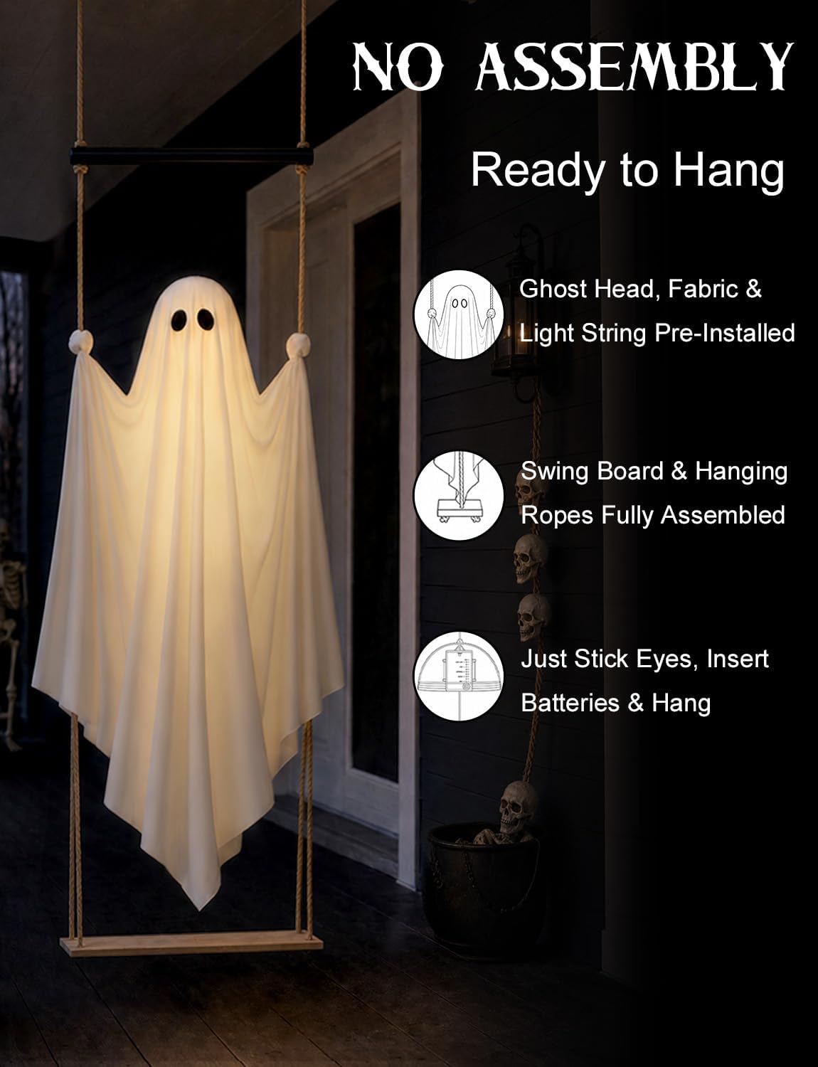 15 high-brightness led lights with multiple modes controlled by included remote