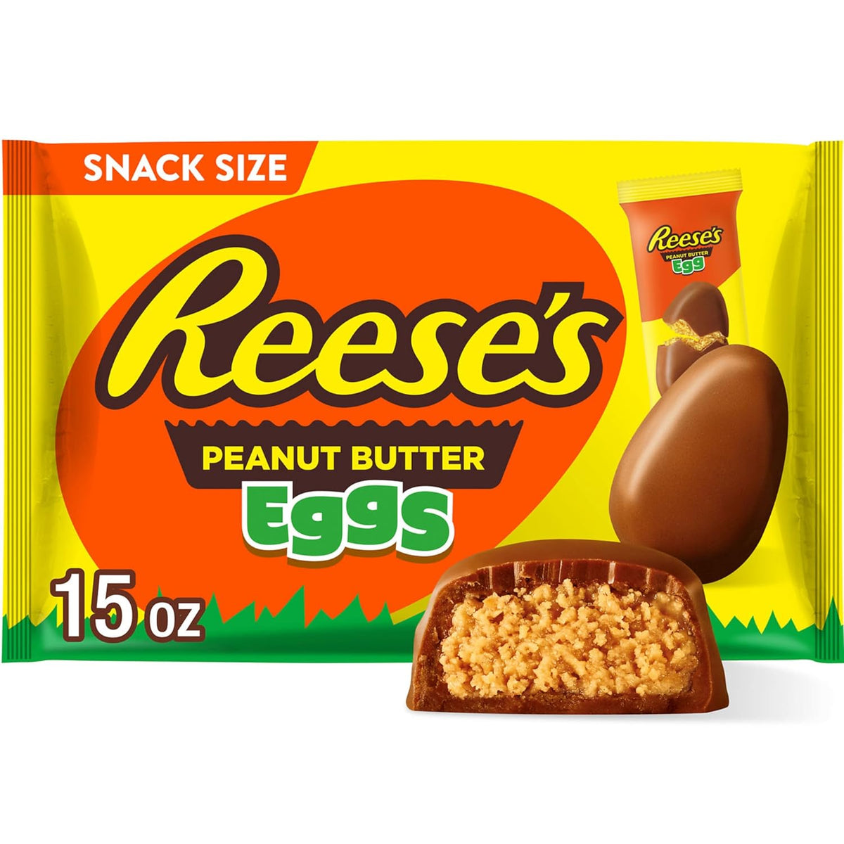 15-ounce bag of individually wrapped snack-size peanut butter egg candies