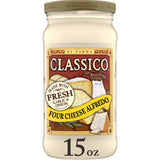 Classico Alfredo Pasta Sauce – Streamlined Italian Jar for Clean and Simple Home Cooking
