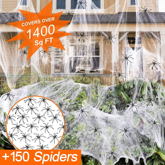 150 extra lifelike fake spiders included in the pack